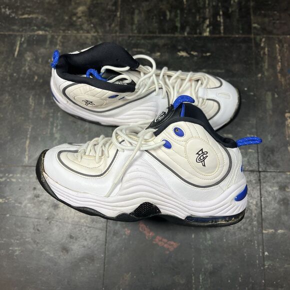 Nike Air Penny 2 "Home" 2016 White SIZE 8 (333886-100) READ DISC - Picture 2 of 8